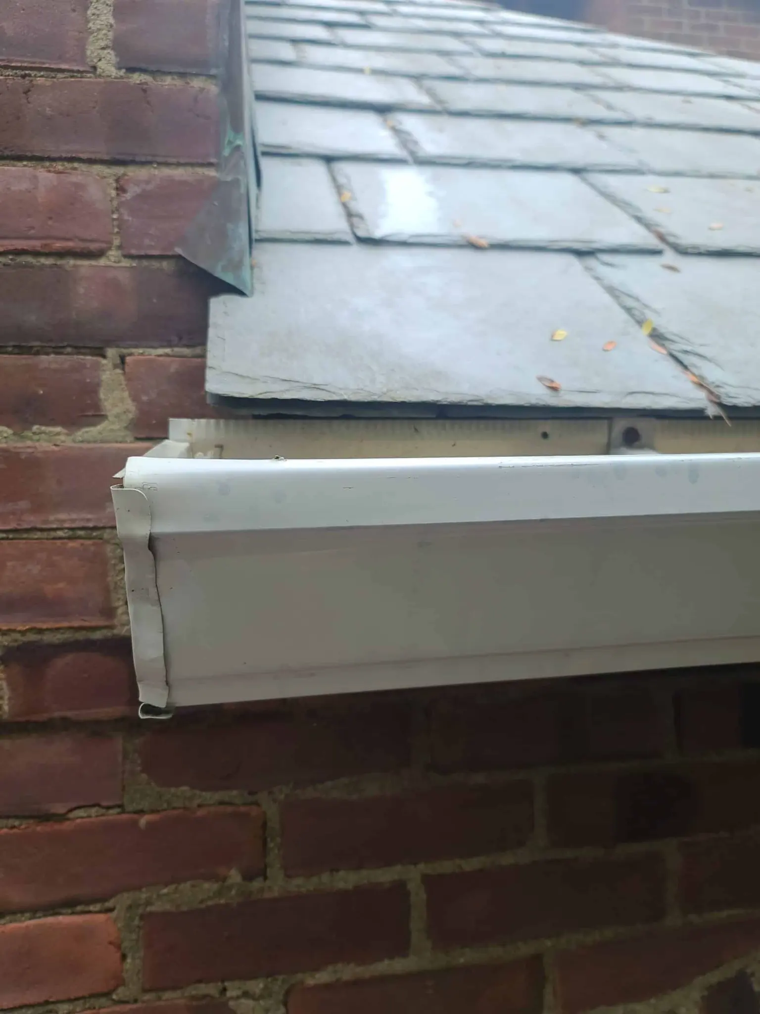 Clean gutters flowing freely after Forza gutter cleaning service