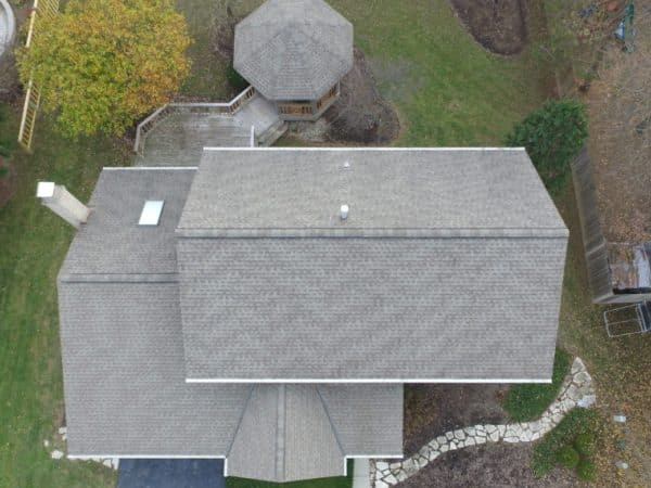 Shingle roof restored to like-new appearance after Forza treatment
