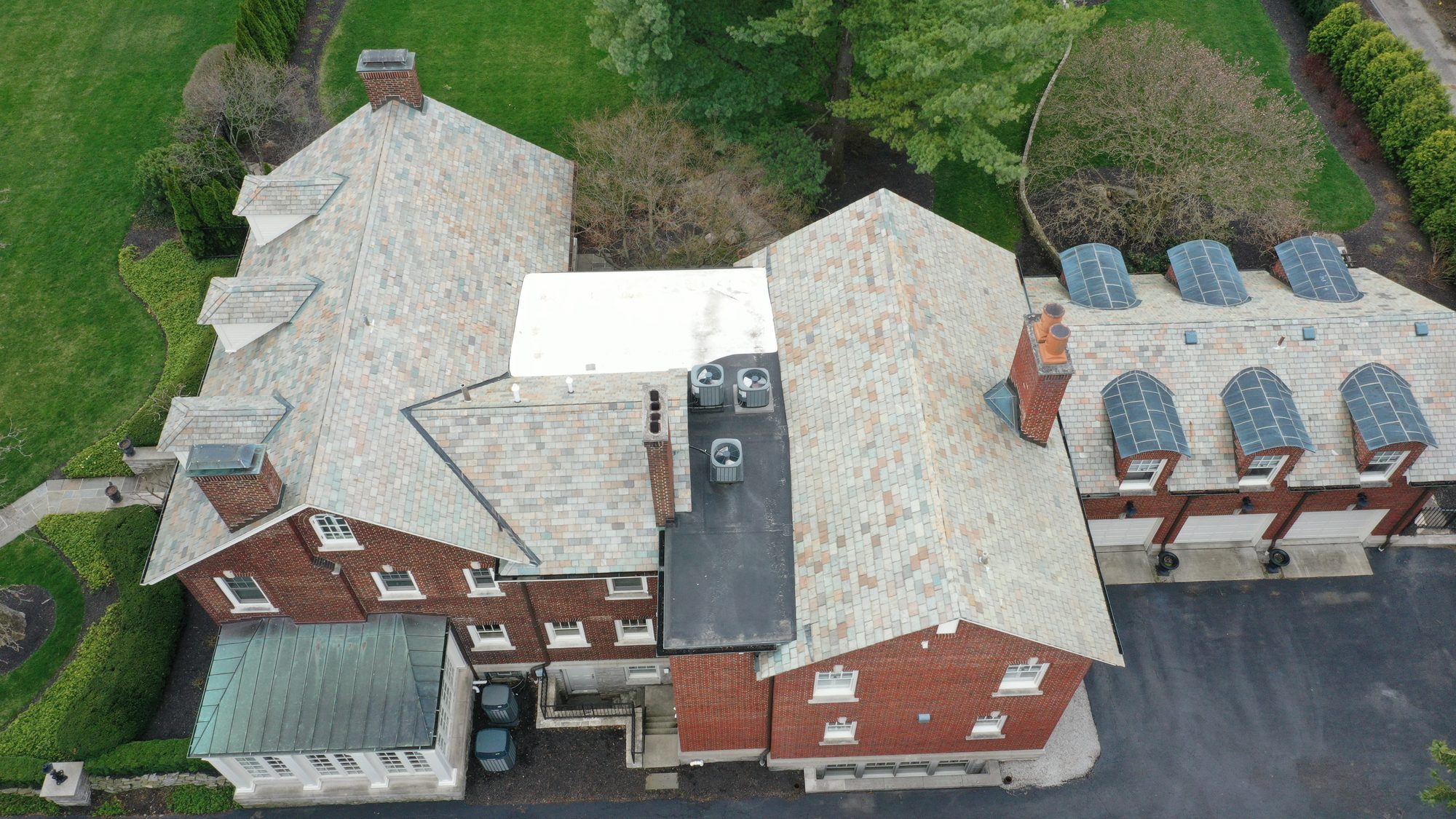 Slate roof cleaning in Bexley Ohio