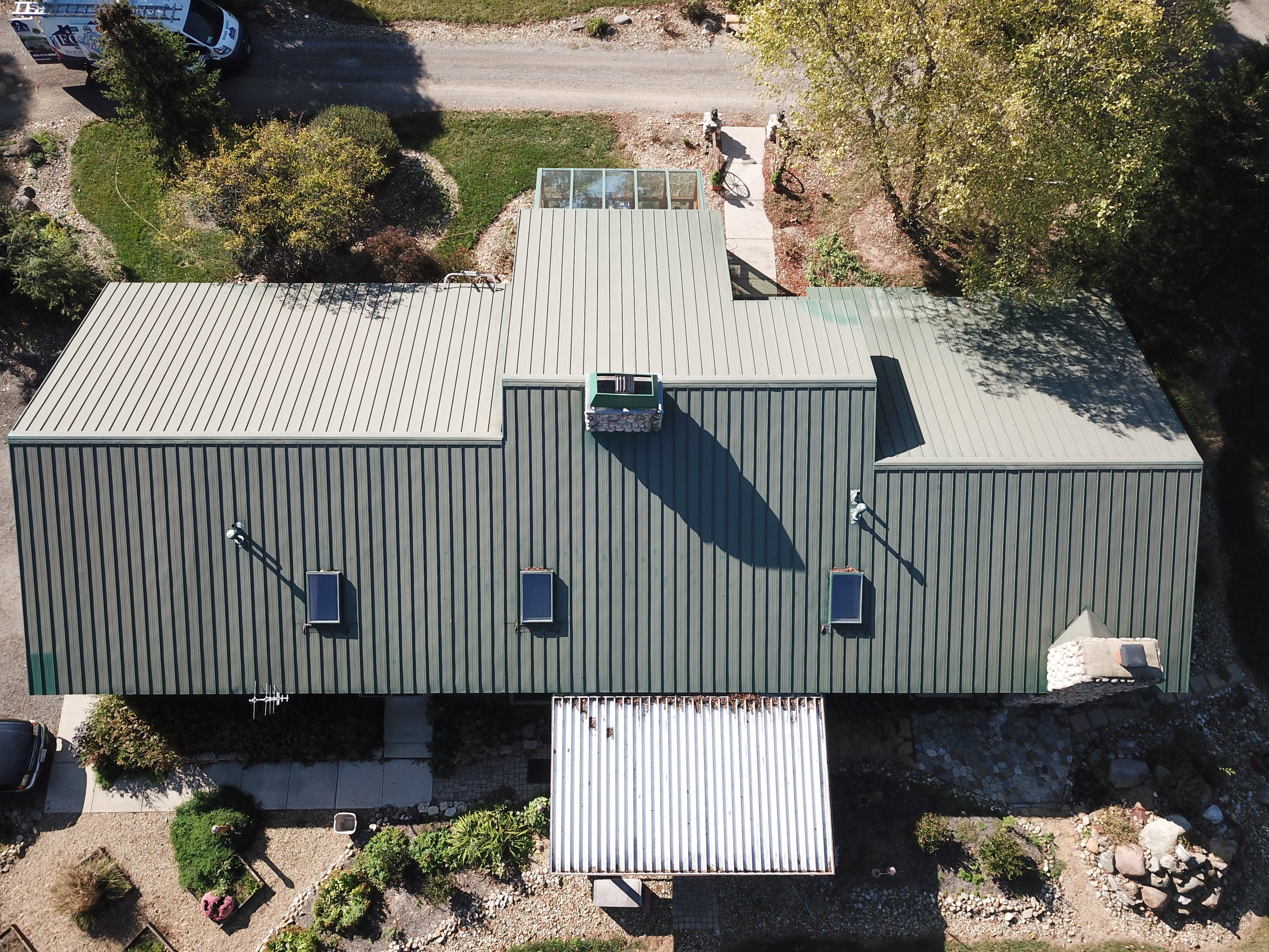 Before roof cleaning in Canal Winchester Ohio
