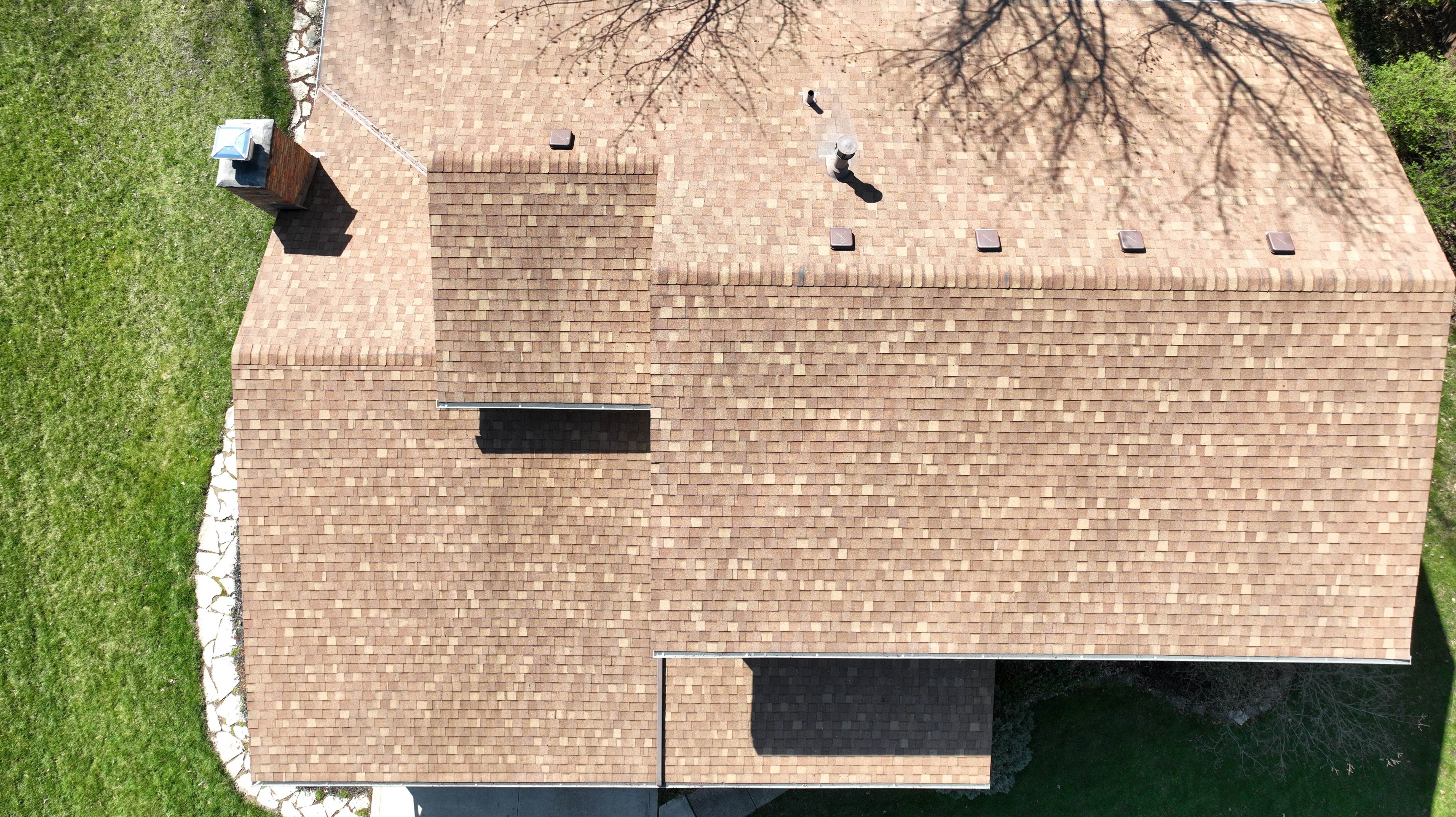 After roof cleaning in Gahanna Ohio