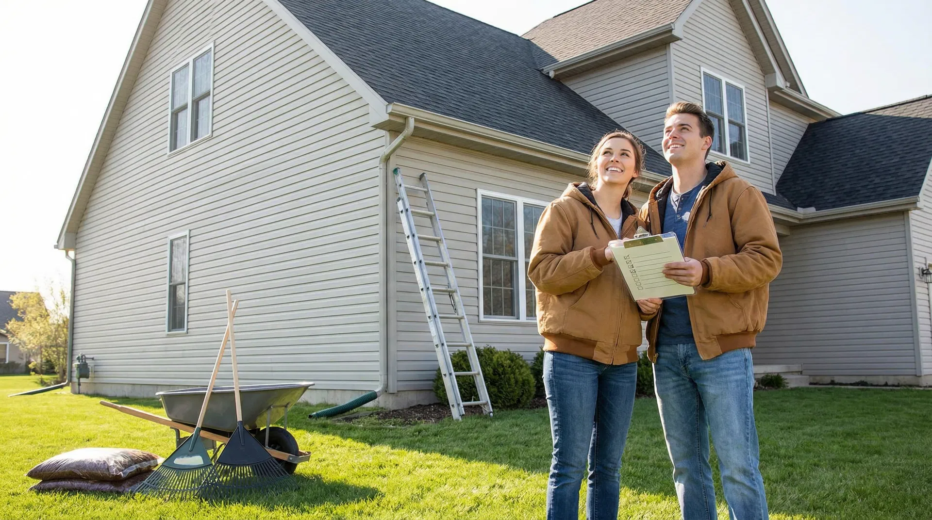 New homeowner exterior maintenance playbook — seasonal tips, home care tasks, and DIY guides for yard and roof