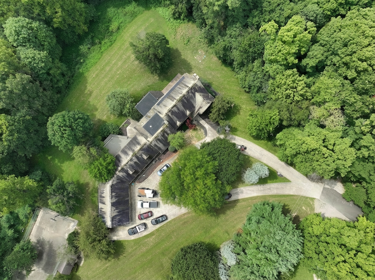 Before roof cleaning in Lancaster Ohio