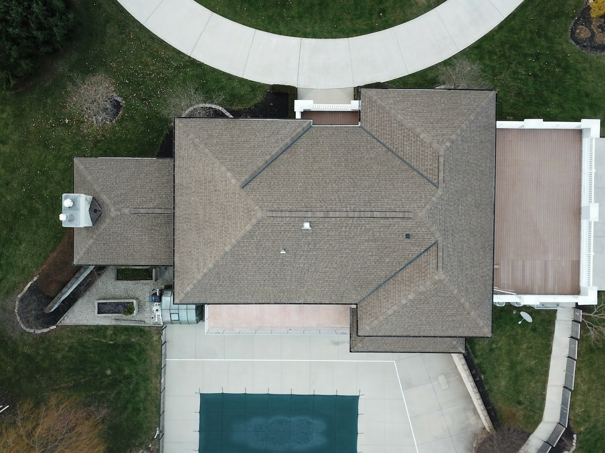 After roof cleaning in Lithopolis Ohio