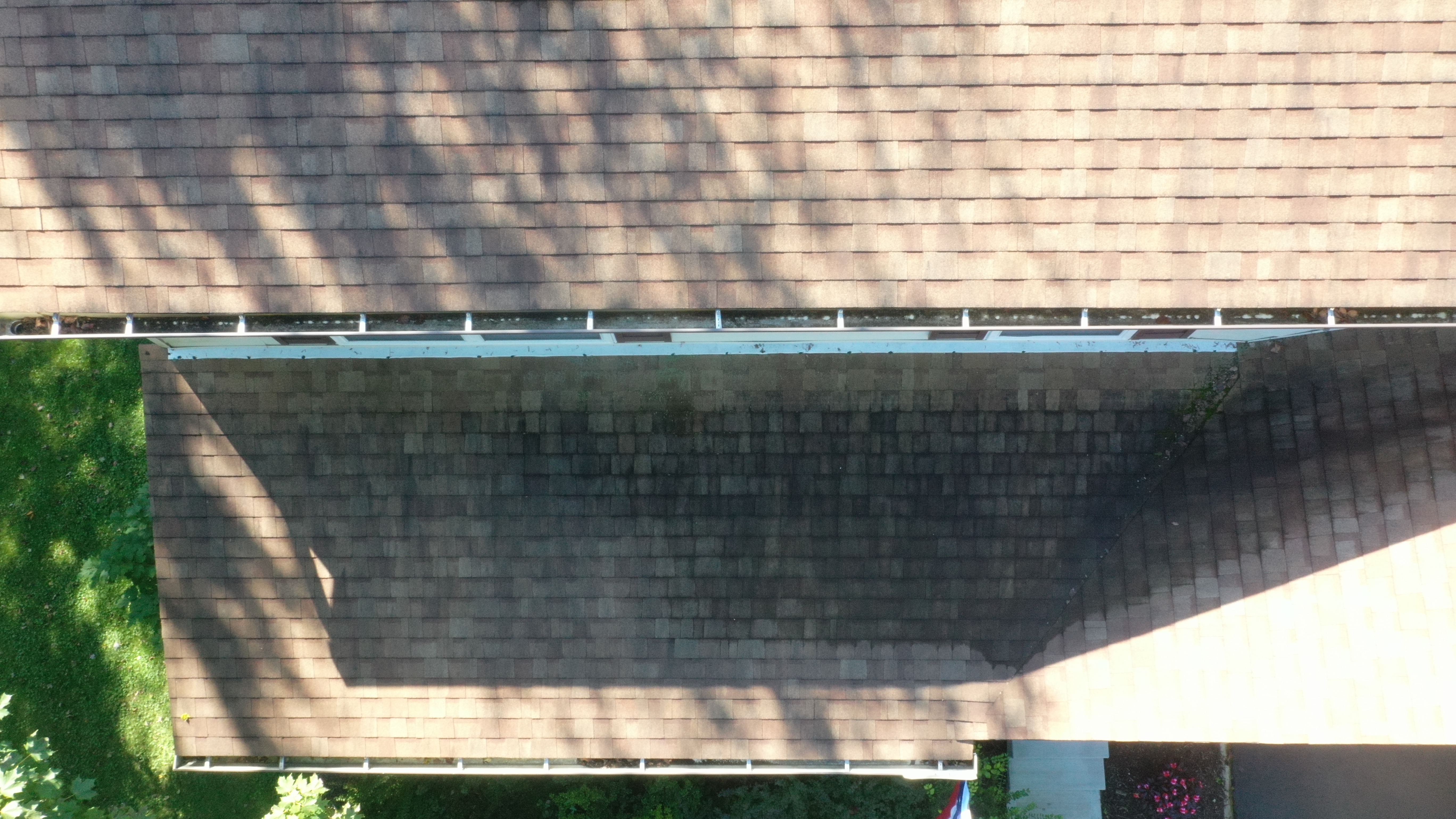 Before roof cleaning in Pataskala Ohio