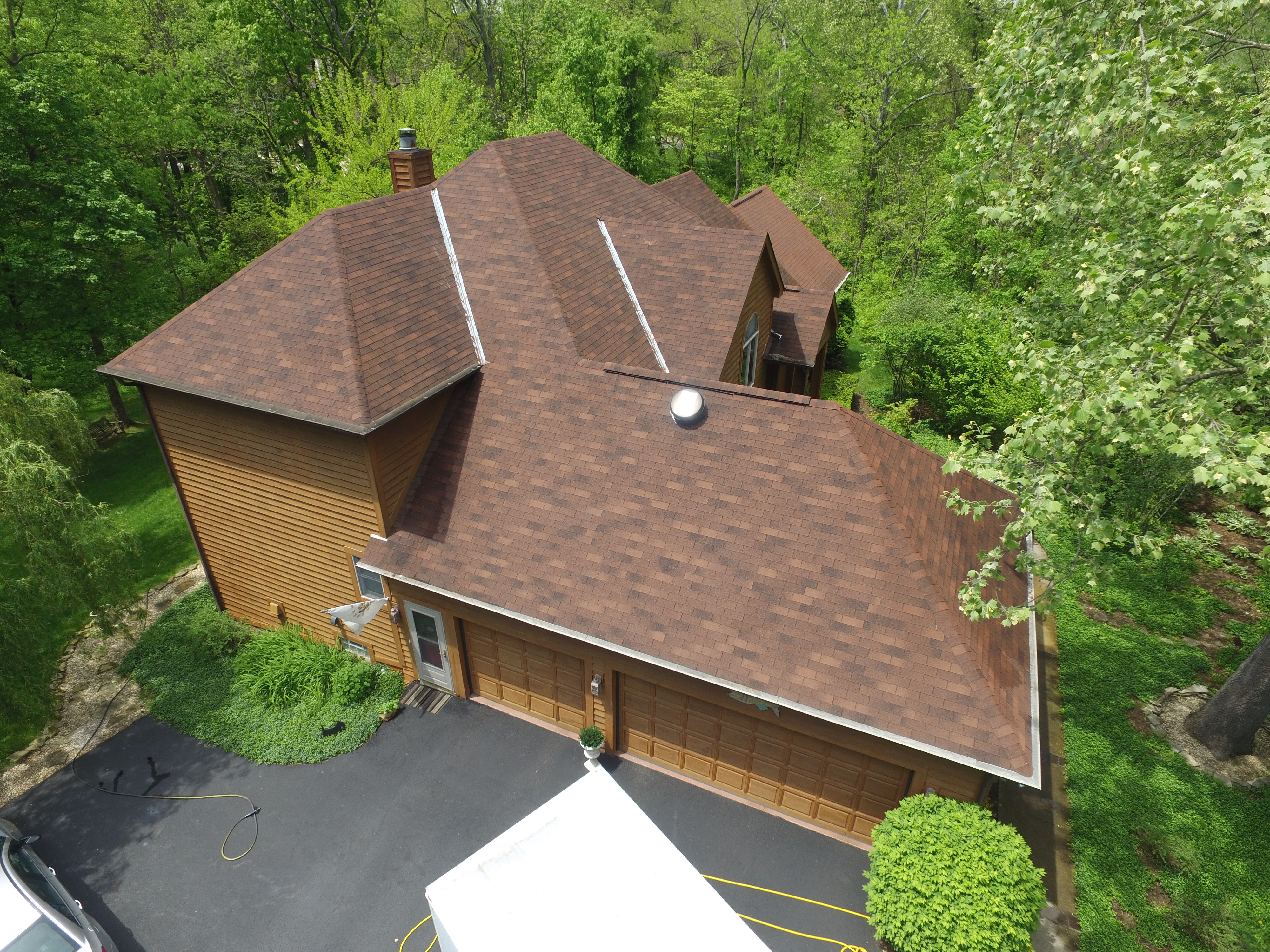 After roof cleaning in Reynoldsburg Ohio