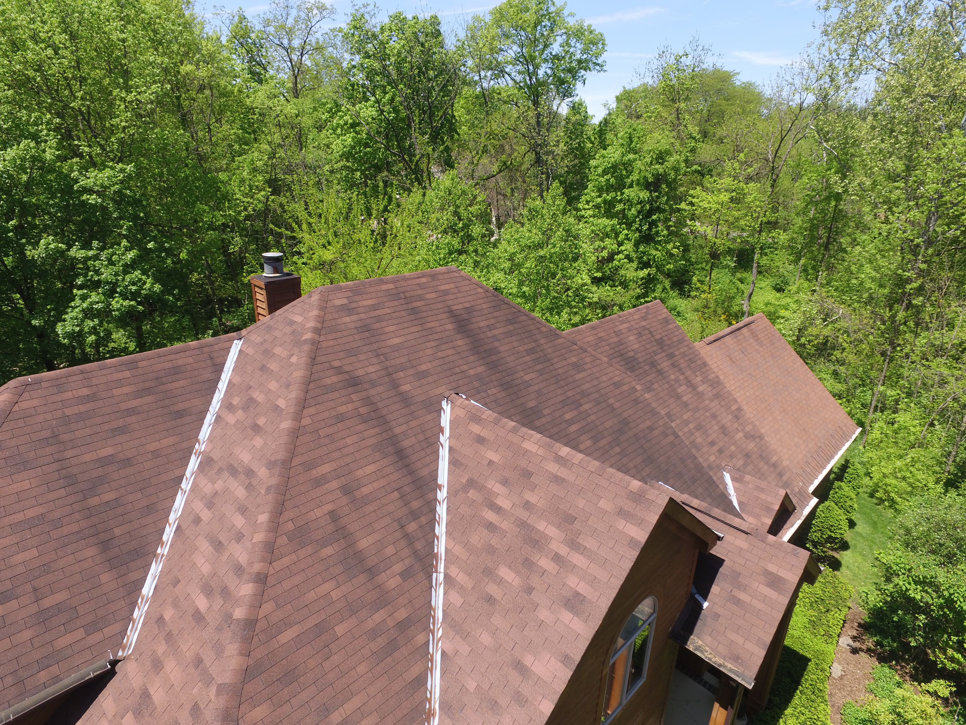 Before roof cleaning in Reynoldsburg Ohio
