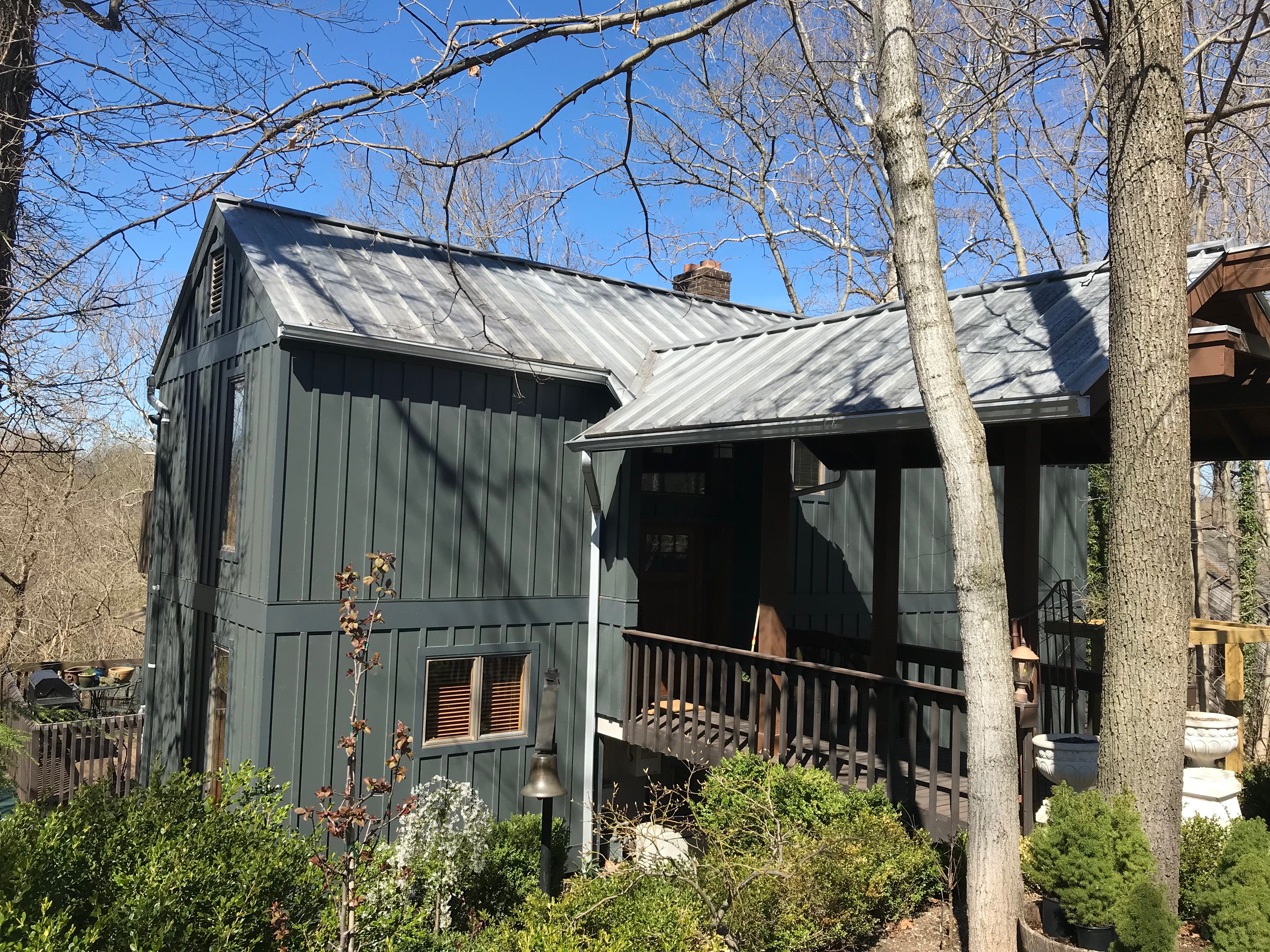 Before roof cleaning in Whitehall Ohio